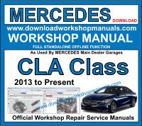 Mercedes CLA repair workshop manual